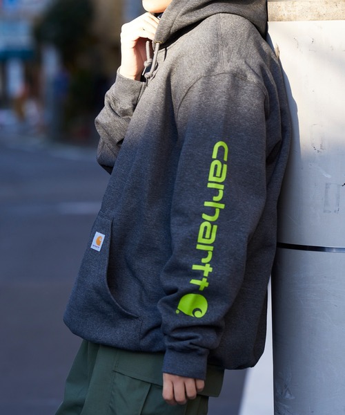 Carhartt K185 DKB small ジップパーカー あさこ様限定 Carhartt（カーハート） パーカー 「Carhartt」ビッグシルエットサイド