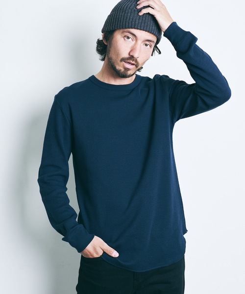 Magine tシャツ MILITARY THERMAL KNIT L/S:ミリタリーサーマル
