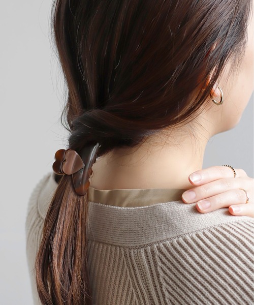ANEMONE ヘアクリップ ハートポイントミニバンス : ZOZOTOWN