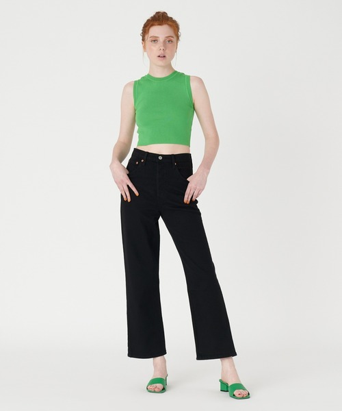 LEVI'S 別注RIBCAGE STRAIGHTハイウエスト ストレートデニム Levi's ジーンズ デニム デニムパンツ 「ZOZO限定」Levi's