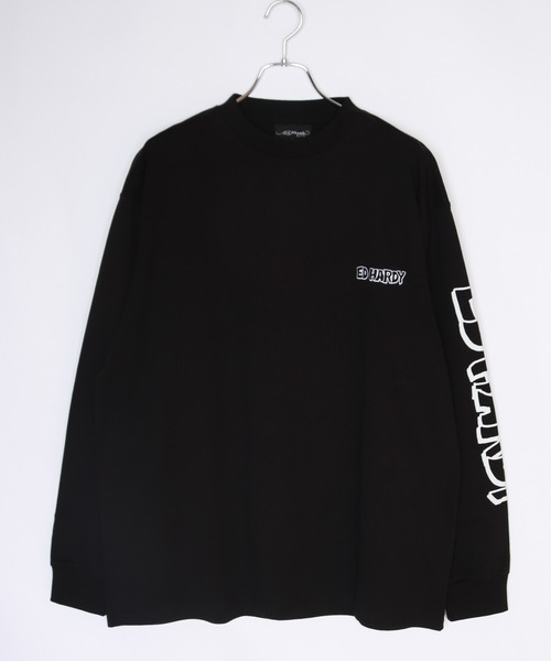 Ed Hardy tシャツ Hardy 袖プリントロンTEE メンズ レディース