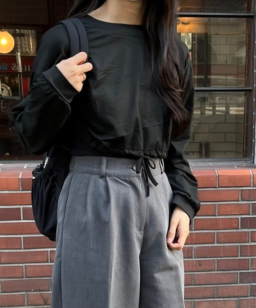 クロップドTシャツ USAコットンクロップドTシャツ | FREE'S MART（フリーズ