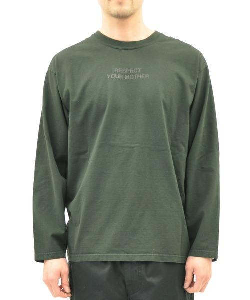 tシャツ 「AUTHEN」オーセン/ オーガニックコットンLS プリントTシャツ レディース メンズ AUTHEN tシャツ 「AUTHEN」オーセン/ オーガニックコットンLS