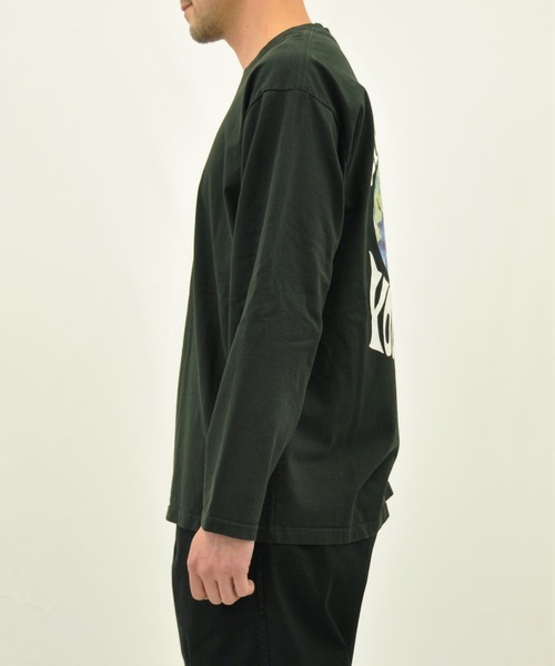 tシャツ 「AUTHEN」オーセン/ オーガニックコットンLS プリントTシャツ レディース メンズ AUTHEN tシャツ 「AUTHEN」オーセン/ オーガニックコットンLS