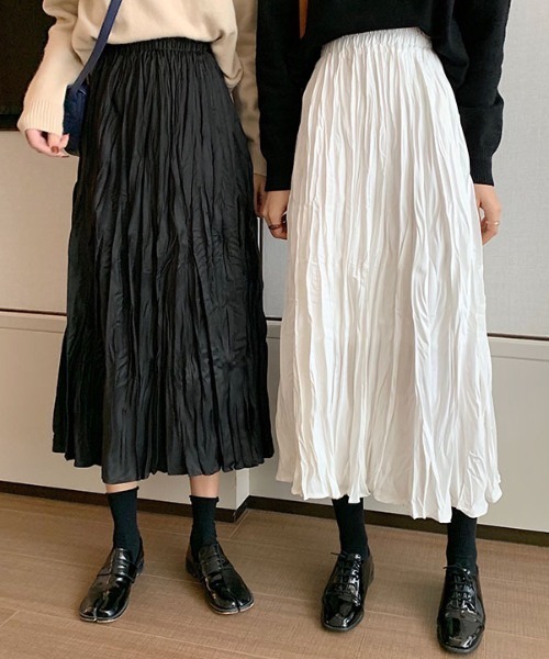 ifsixwasnine スカート　スネーク N.s スカート ワッシャープリーツロングスカート : ZOZOTOWN