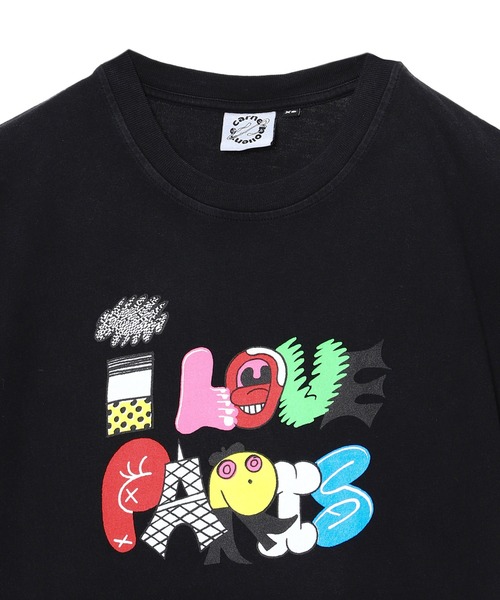 tシャツ Carne Bollente I love Paris CL2313003 レディース Carne Bollente tシャツ I love Paris CL2313003 レディース