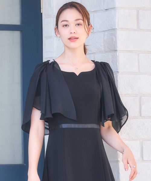 DRESS+（ドレスプラス） カーディガン ボレロ パーティーボレロ