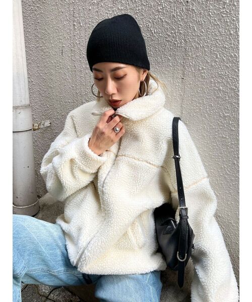 EMODA（エモダ） ブルゾン アウター オーバーボアブルゾン レディース