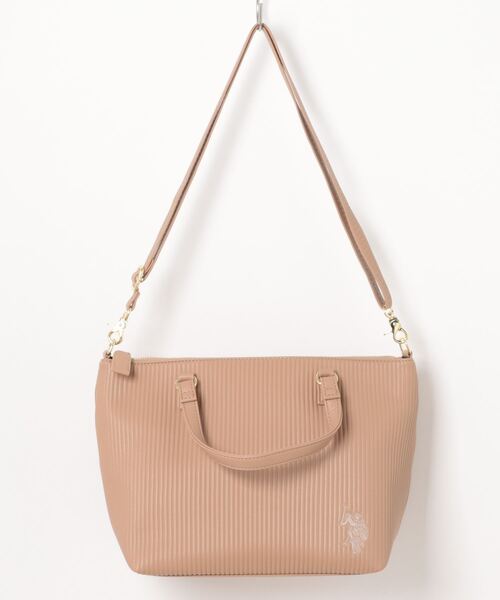 ｕｓポロＡＳＳＮバッグ（ベージュ） U.S. POLO ASSN.（ユーエスポロアッスン） トートバッグ 「U.S. POLO