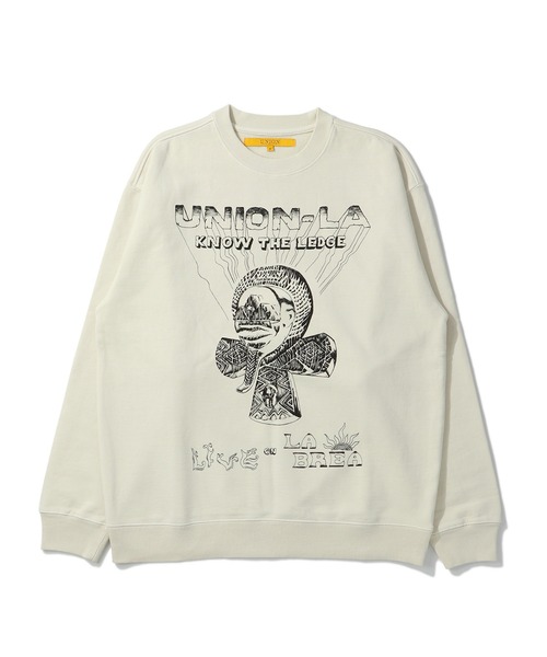 UNION TOKYO ANKH CREW スウェット ホワイト XL UNION(ファッション) トレーナー スウェット UNION TOKYO ANKH