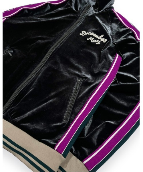 い*ご様 ディセンバーメイ DECEMBERMAYブルゾン　ジャケット DECEMBERMAY（ディセンバーメイ） ブルゾン アウター Warm Velours zip