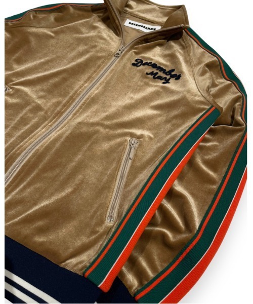 DECEMBER MAY ブルゾンジャケット DECEMBERMAY ブルゾン アウター Warm Velours zip blouson