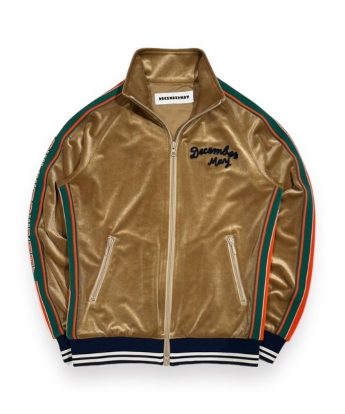 DECEMBER MAY ブルゾンジャケット DECEMBERMAY ブルゾン アウター Warm Velours zip blouson