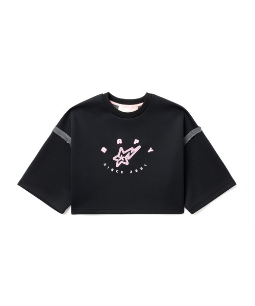 トレーナー スウェット BAPY RAW EDGE SHIRT レディース
