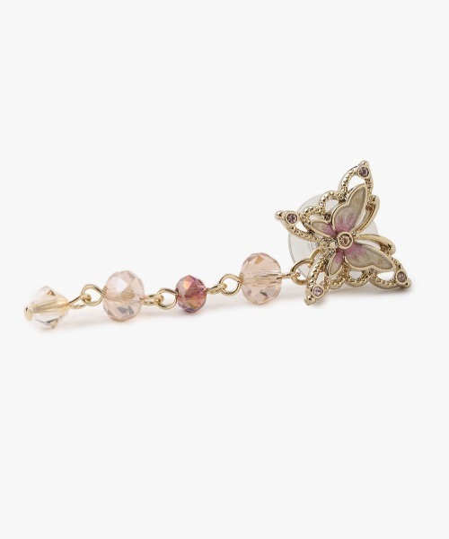 ANNA SUI ピアス 蝶モチーフ 2WAYピアス レディース : ZOZOTOWN