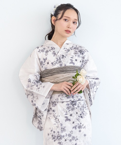 浴衣 夏を彩るレディース浴衣2点セット （浴衣＋帯） レディース