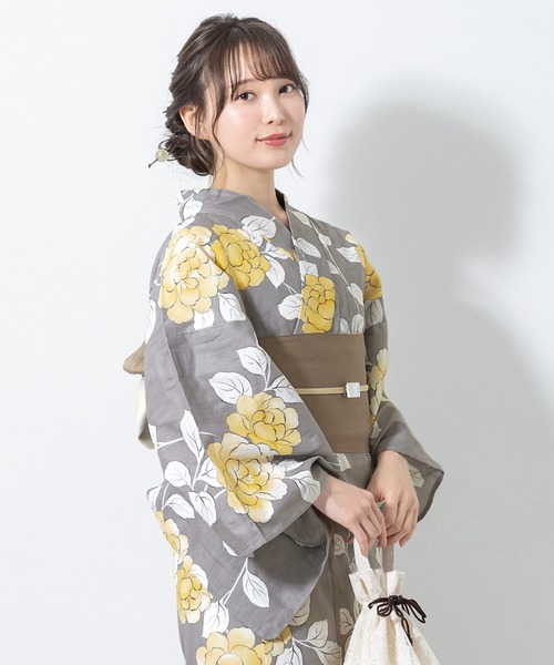 浴衣 夏を彩るレディース浴衣2点セット （浴衣＋帯） レディース
