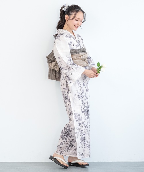 浴衣 夏を彩るレディース浴衣2点セット （浴衣＋帯） レディース