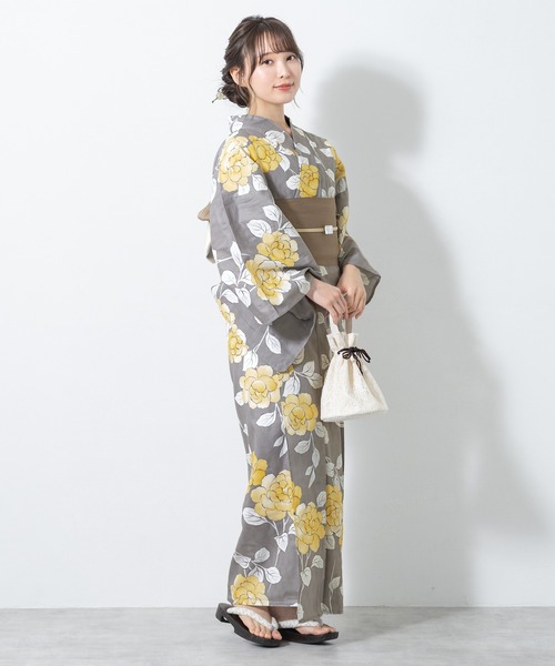 浴衣 夏を彩るレディース浴衣2点セット （浴衣＋帯） レディース