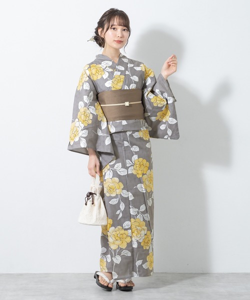 浴衣 夏を彩るレディース浴衣2点セット （浴衣＋帯） レディース