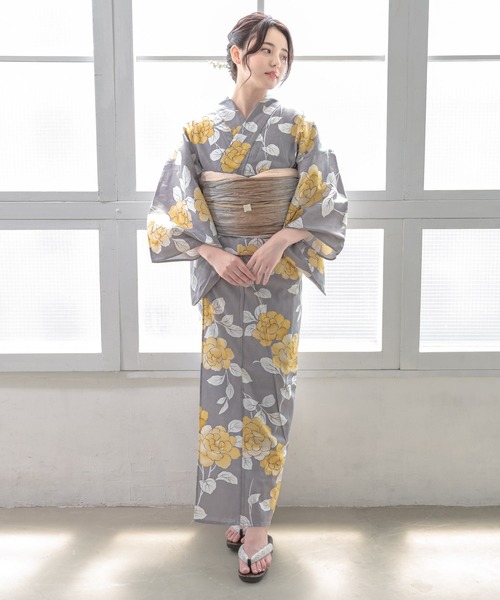 浴衣 夏を彩るレディース浴衣2点セット （浴衣＋帯） レディース