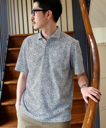 シャツ SHIPS: フラワープリント ショートスリーブ ポロシャツ メンズ｜ZOZOTOWN Yahoo!店