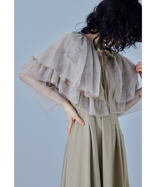 niana フリルフレアドレス 結婚式 成人式 同窓会 M niana（ニアナ） ドレス フリルフレアドレス 結婚式 成人式 同窓会