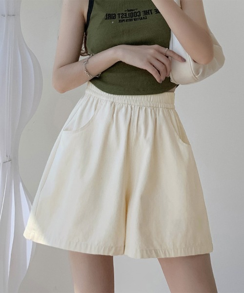 miniministore パンツ ワイドショートパンツ レディース 短パン