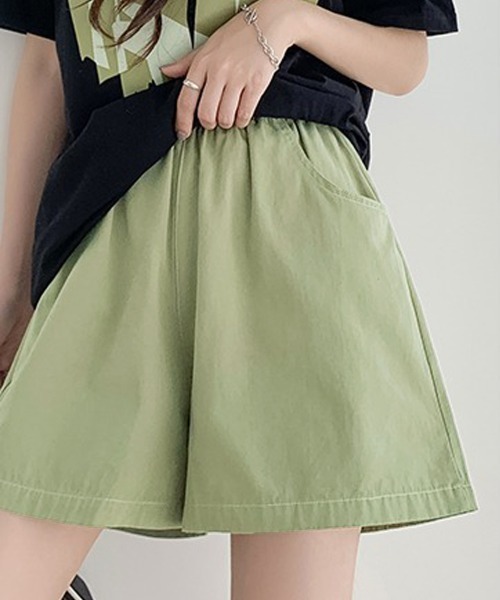 miniministore パンツ ワイドショートパンツ レディース 短パン