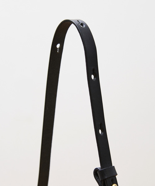 SLOW スロウ cb Flap Shoulder Bag 黒 ブラック SLOW ショルダーバッグ スロウ / cb-flap shoulder ステアレザー