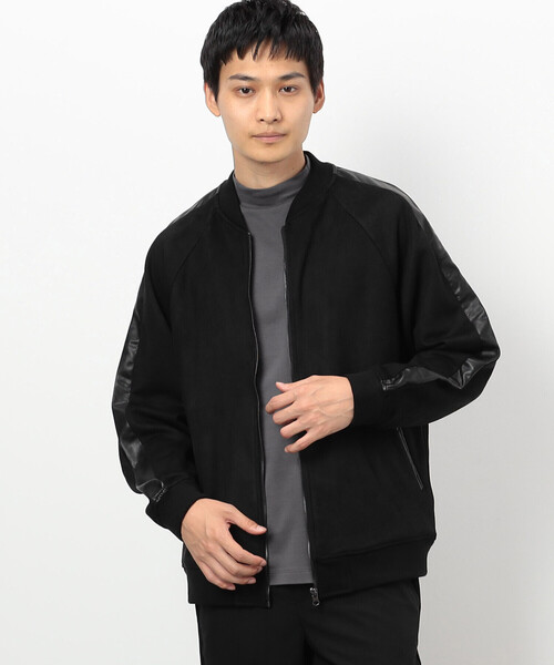 シ*ム様 ニットコンビＭＡ－1ブルゾン COMME CA ISM（コムサイズム） ブルゾン アウター MA-1 コンビ
