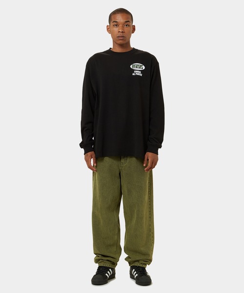 ★国内在庫/即発可*HUF*TEST SCREEN 長袖Tシャツ/Mサイズ★ HUF tシャツ ALL PURPOSE LS TEE / ハフ Tシャツ 長袖 ロンT
