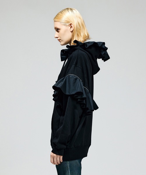 NON TOKYO パーカー FRILL SWEAT HOODIE レディース メンズ