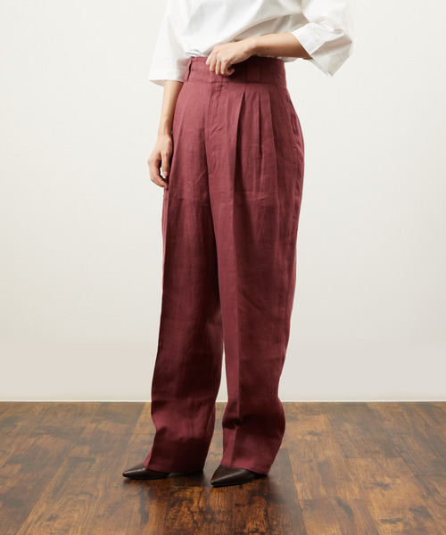 JANESMITH スラックス パンツ ジェーンスミス / TUCK PANTS