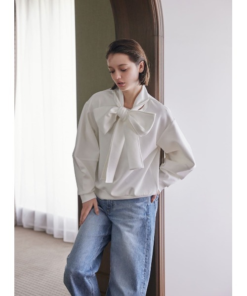 tシャツ ビッグリボンプルオーバー レディース