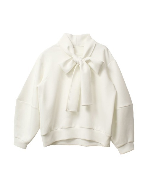 【30%OFF】 ビッグリボンプルオーバー COEL　コエル　カットソー セール】ビッグリボンプルオーバー（Tシャツ/カットソー）｜COEL
