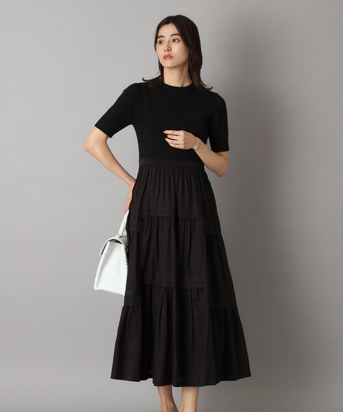 ドレステリアリブニット　ドッキングワンピース36サイズ DRESSTERIOR（ドレステリア） ワンピース リブニットドッキング