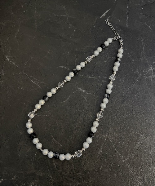 SBG by 7JEWELRY ネックレス SBG パールミックスチェーンネックレス