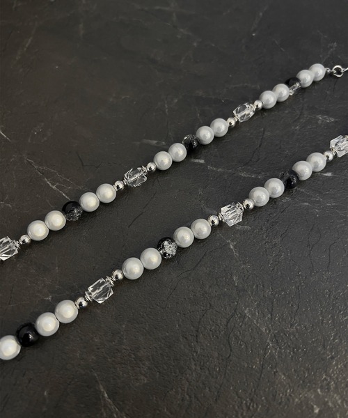 SBG by 7JEWELRY ネックレス SBG パールミックスチェーンネックレス