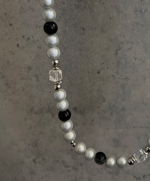 SBG by 7JEWELRY ネックレス SBG パールミックスチェーンネックレス