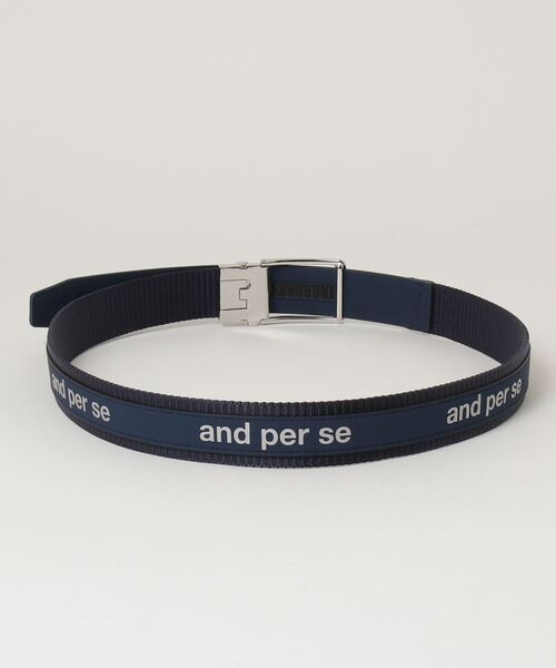 and per se（アンパスィ） ベルト ロゴベルト（メンズ） メンズ