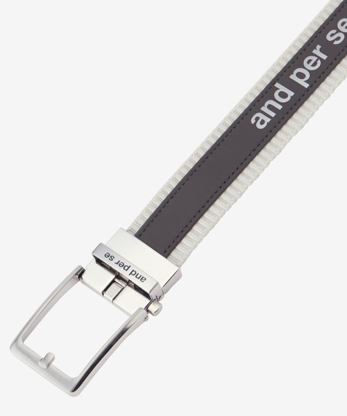 and per se（アンパスィ） ベルト ロゴベルト（メンズ） メンズ