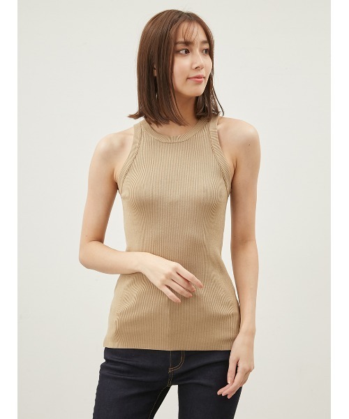 トップス mila ミラ オーウェン Mila Owen クルーネックシャギーニットトップス