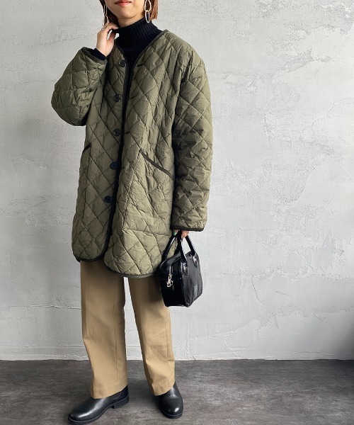 「GYMPHLEX」 ダウンコート 12 ネイビー レディース_画像5