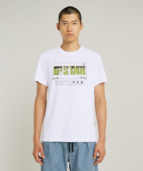 送料込★G-Star★Flyer Gr Tシャツ G-STAR RAW tシャツ FLYER GRAPHIC T-SHIRT/ブランドロゴ
