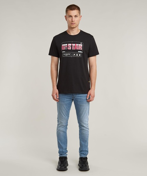 G-STAR RAW tシャツ FLYER GRAPHIC T-SHIRT/ブランドロゴ
