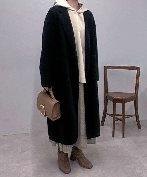 「un dix cors」 チェスターコート FREE グリーン レディース_画像5