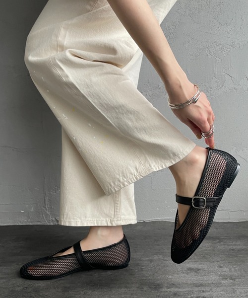 REMME(レメ)❤︎メッシュフラットシューズ　36 SALON adam et rope'｜【REMME(レメ)】メッシュフラットシューズ