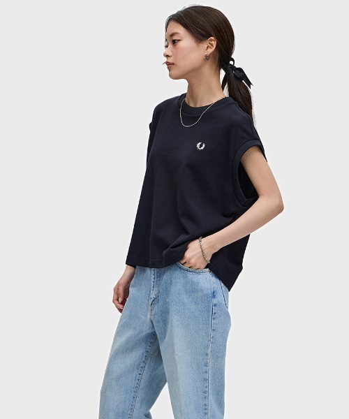 FRED PERRY tシャツ Sleeveless Pique T-Shirt／ノースリーブ