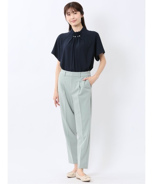 m.f.editorial ブラウス シャツ 「ストレッチ ウォッシャブル